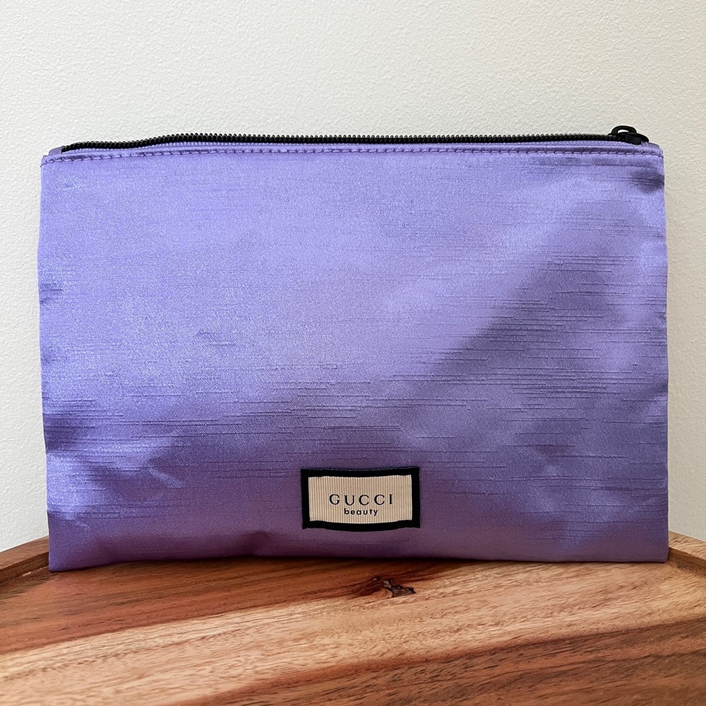 Metallic Purple (Gucci Flora) Cosmetic-Makeup Bag